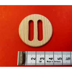 Guzik drewniany okrągły duży